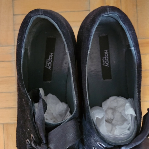 HAPPY FAMILY Genuine Suede Women Boots Size 8.5 - Picture 4 of 5